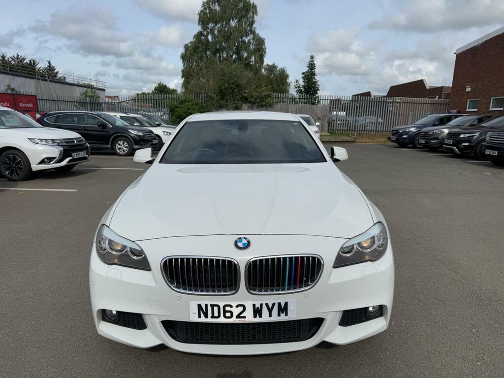 BMW 5 Series 2.0 520D M Sport Euro 5 S S White #3