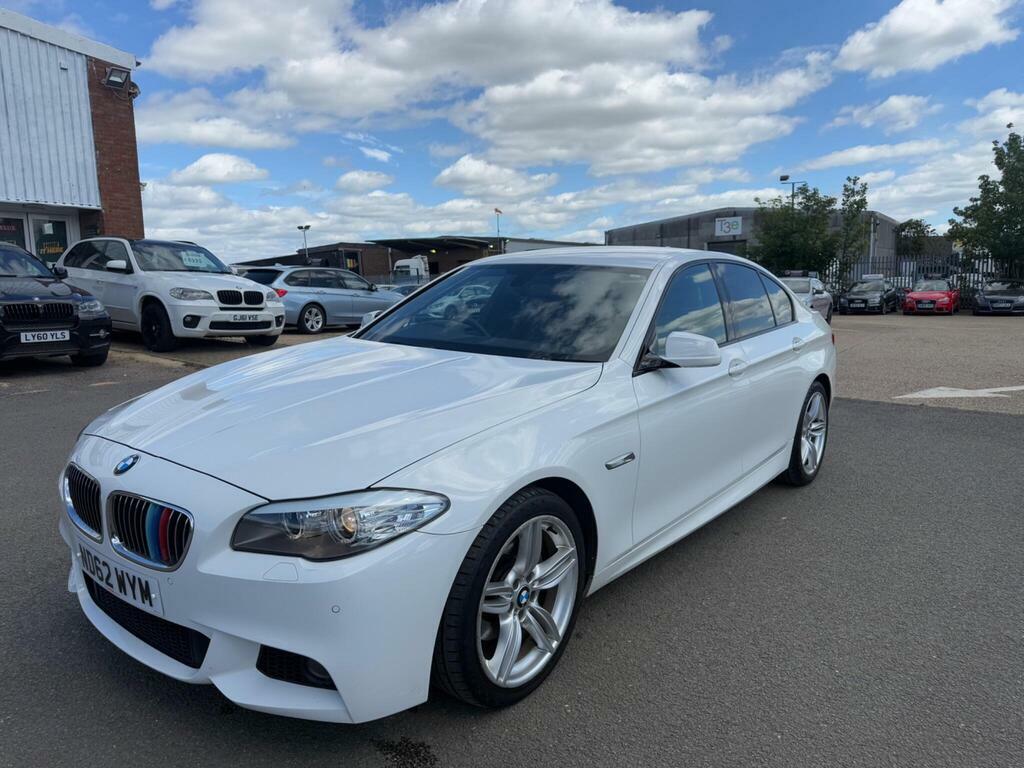 BMW 5 Series 2.0 520D M Sport Euro 5 S S White #2