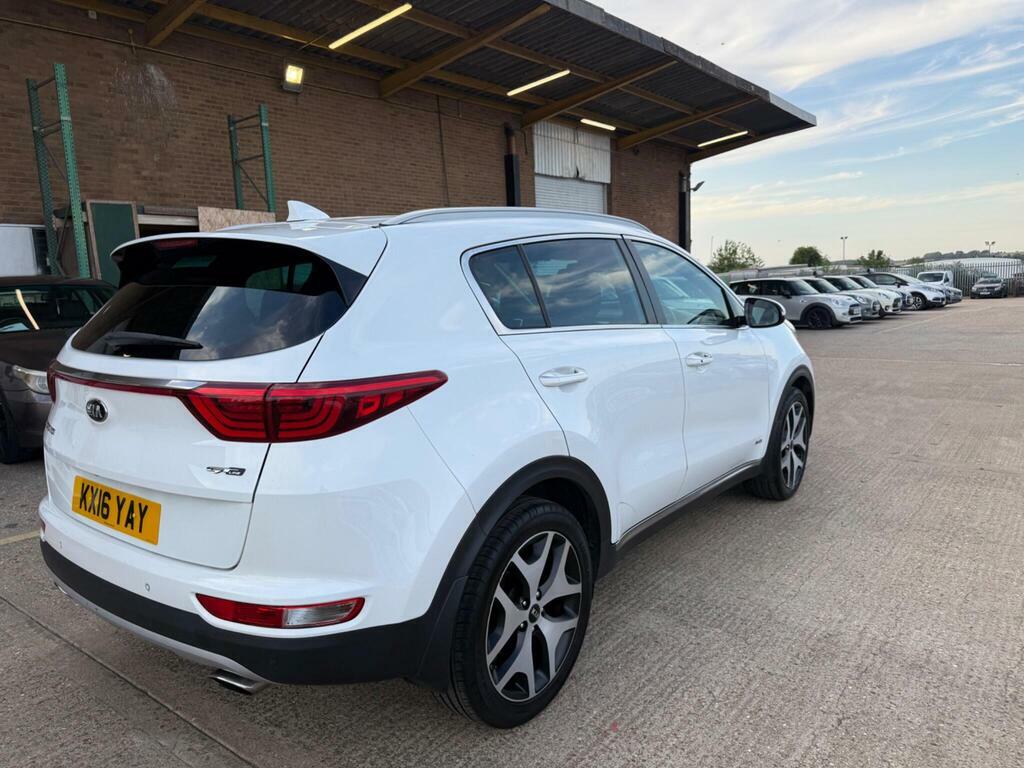 Kia Sportage 1.6 T-gdi Gt-line Dct Awd Euro 6 KX16YAY White #4