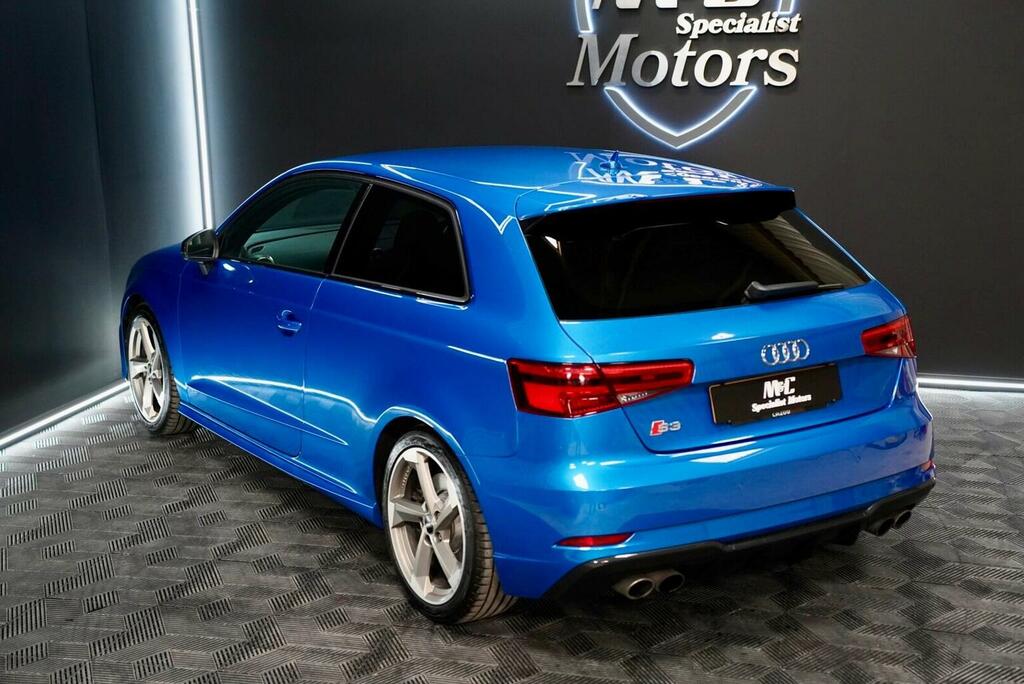 Audi S3 2.0 Tfsi Black Edition S Tronic Quattro Euro 6 S HG67ZVK Blue #3