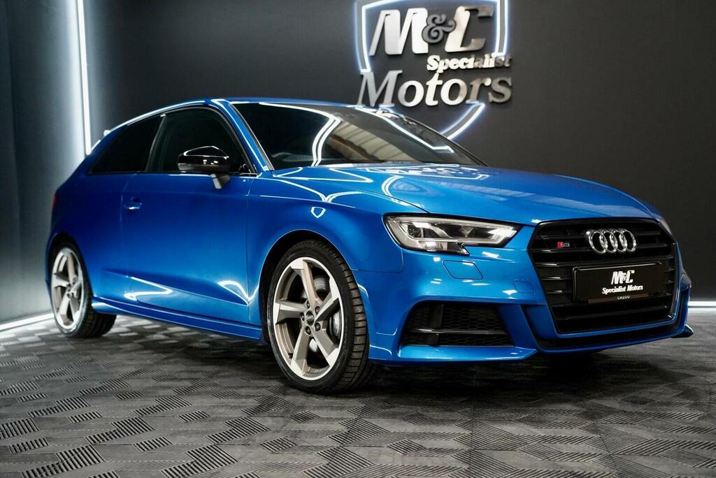 Audi S3 2.0 Tfsi Black Edition S Tronic Quattro Euro 6 S HG67ZVK Blue #5