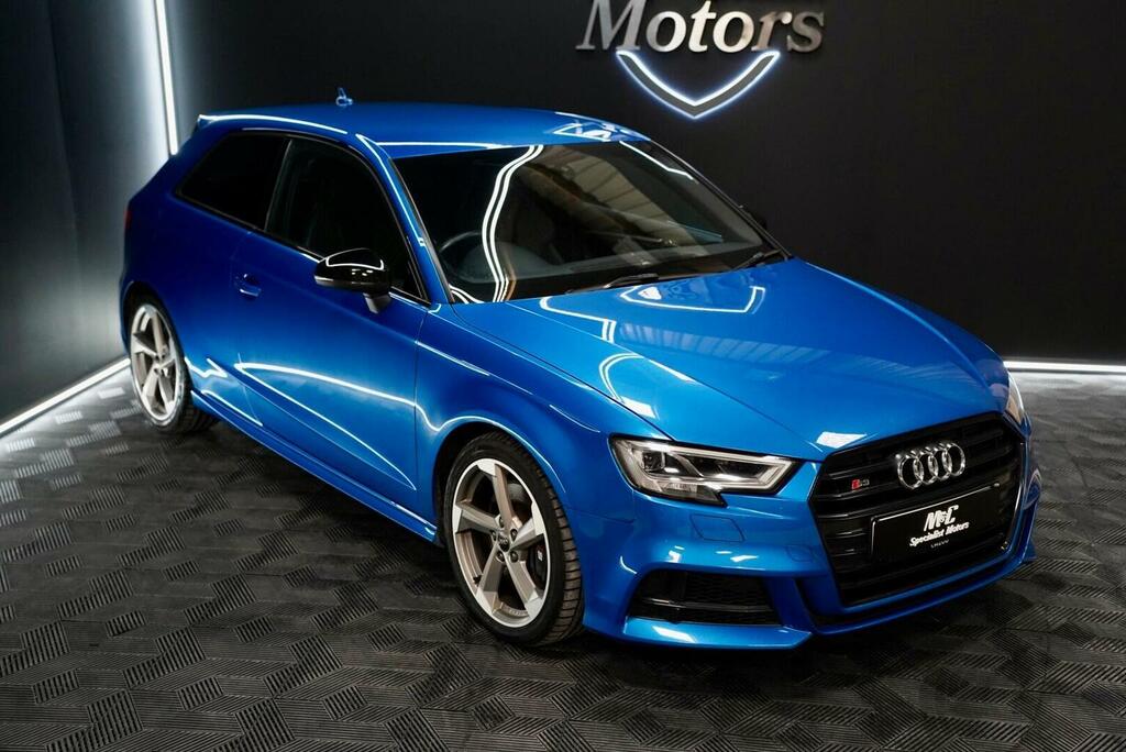 Audi S3 2.0 Tfsi Black Edition S Tronic Quattro Euro 6 S HG67ZVK Blue #6