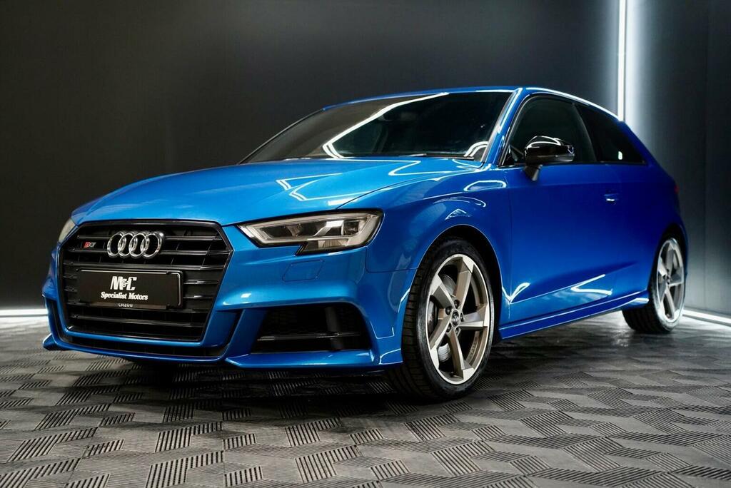 Audi S3 2.0 Tfsi Black Edition S Tronic Quattro Euro 6 S HG67ZVK Blue #4