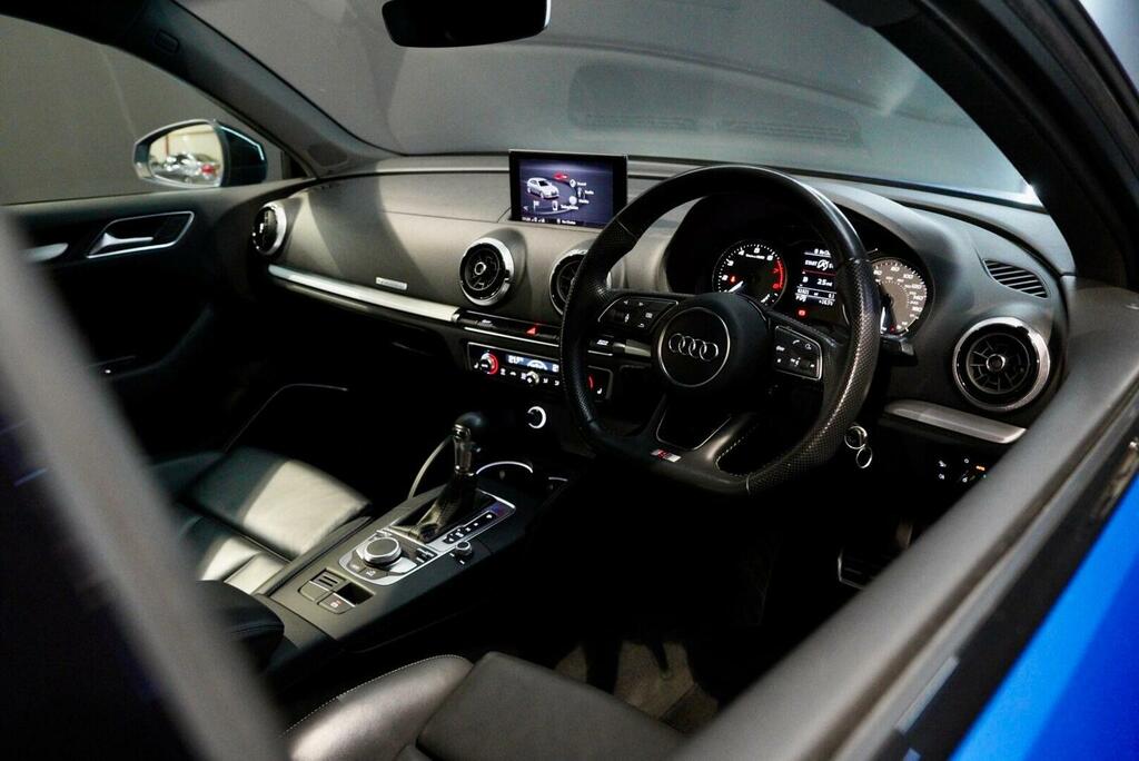 Audi S3 2.0 Tfsi Black Edition S Tronic Quattro Euro 6 S HG67ZVK Blue #2