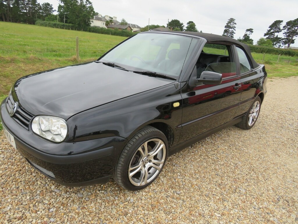 Volkswagen Golf 1.8 S Convertible Black #4