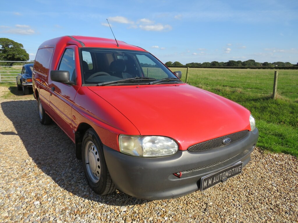 Ford Escort Reduced To Clear Red