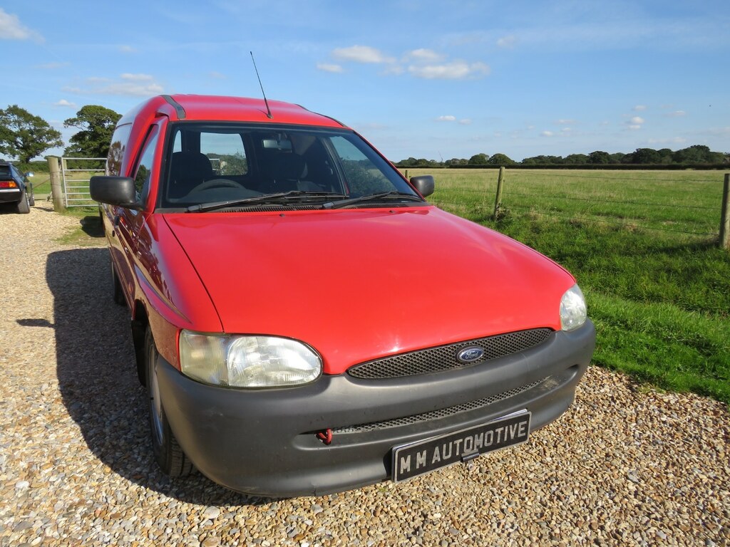 Ford Escort Reduced To Clear Red #2