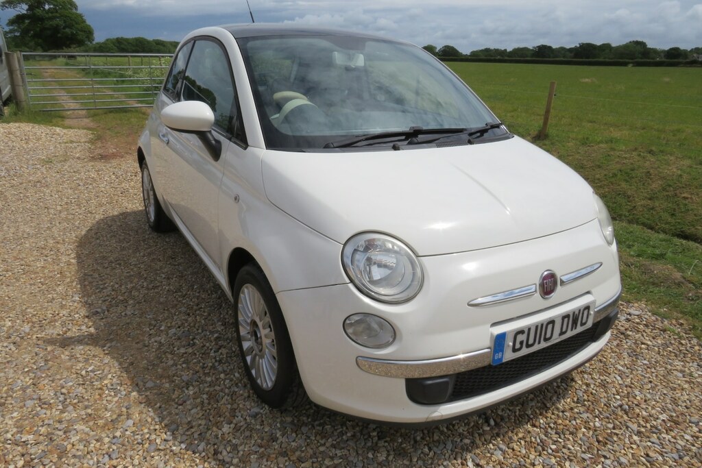 Fiat 500 1.2 Lounge GU10DWO White #2