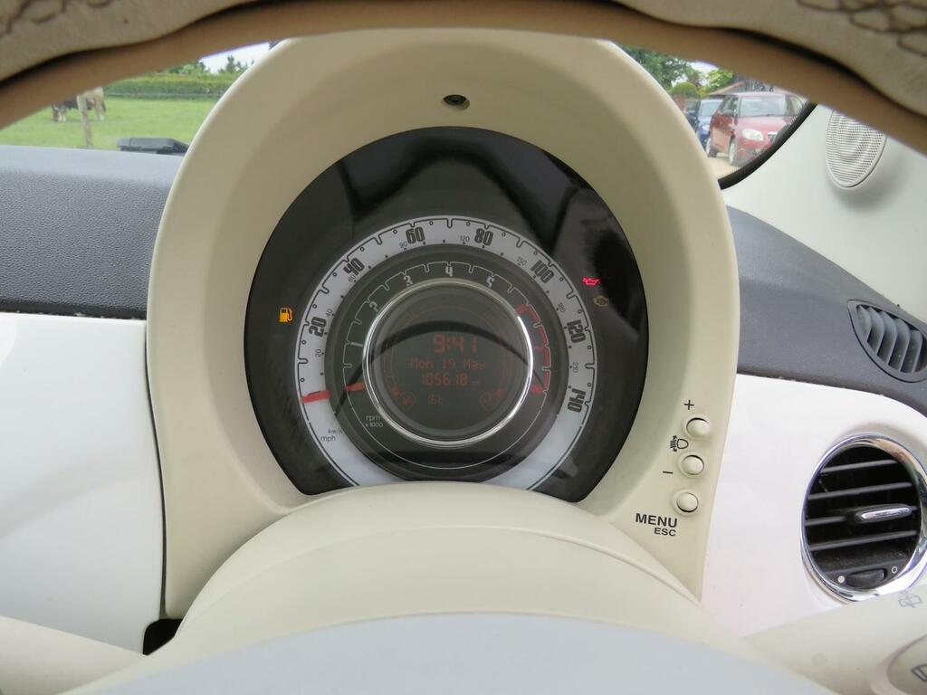 Fiat 500 1.2 Lounge GU10DWO White #6