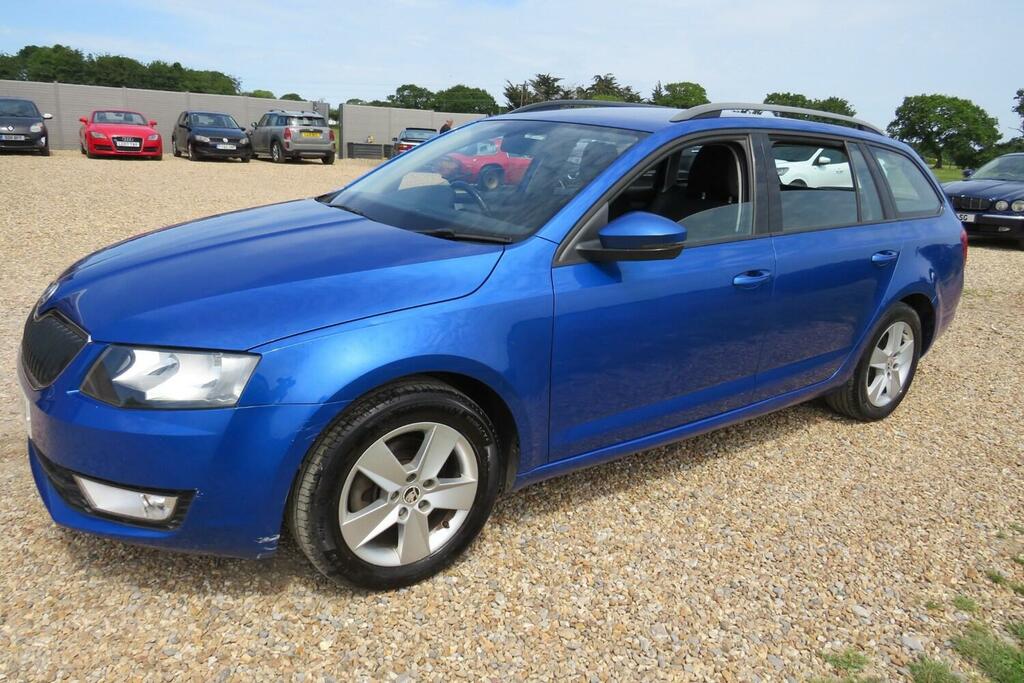 Skoda Octavia 1.6 Tdi Cr Se 4 Wheel Drive Estate Blue