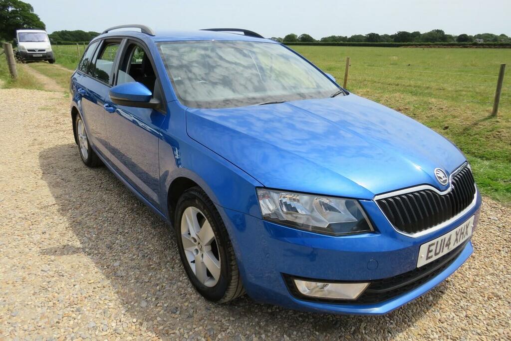 Skoda Octavia 1.6 Tdi Cr Se 4 Wheel Drive Estate Blue #4
