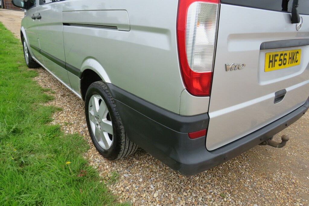 Mercedes-Benz Vito 2.1 111Cdi Dualiner Basic Long Panel Van Lwb Silver #12