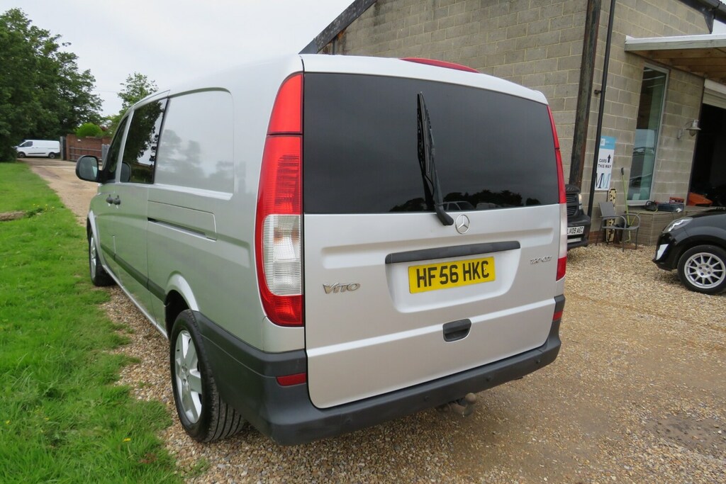 Mercedes-Benz Vito 2.1 111Cdi Dualiner Basic Long Panel Van Lwb Silver #13