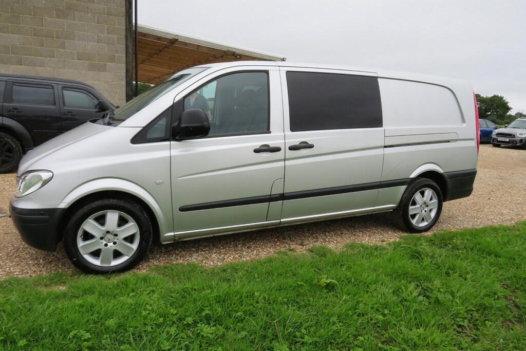 Mercedes-Benz Vito 2.1 111Cdi Dualiner Basic Long Panel Van Lwb Silver #10