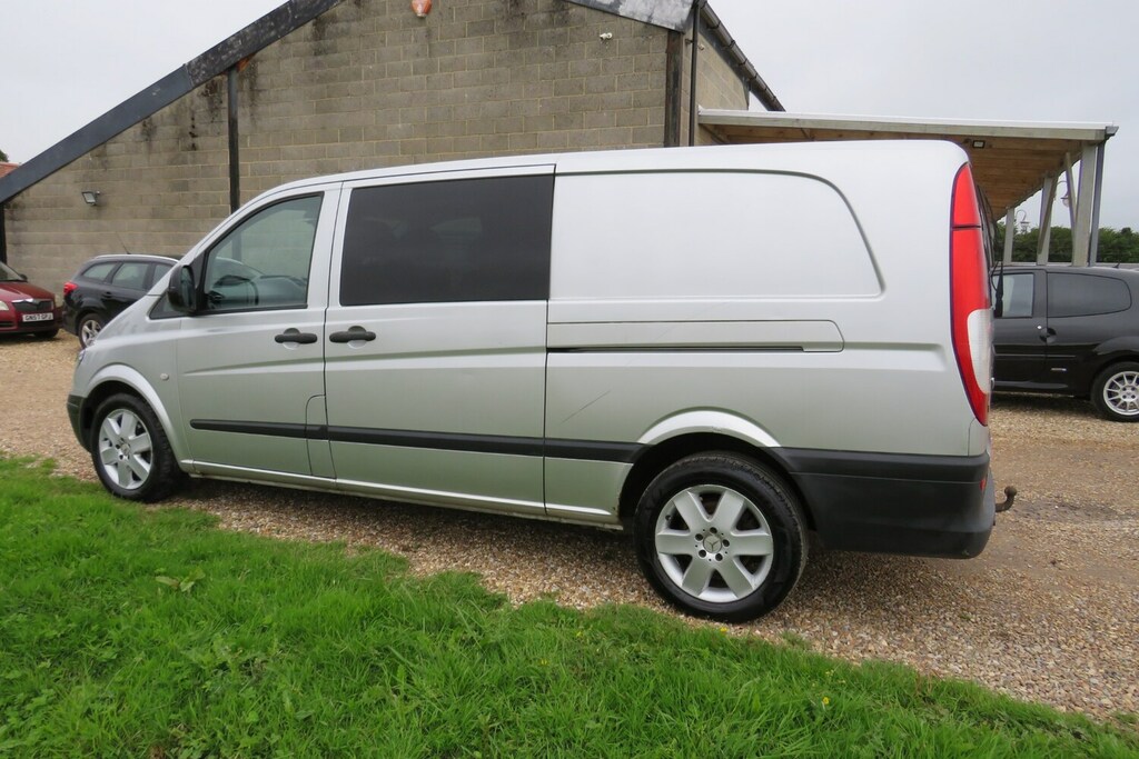 Mercedes-Benz Vito 2.1 111Cdi Dualiner Basic Long Panel Van Lwb Silver #11