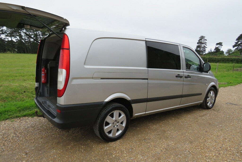 Mercedes-Benz Vito 2.1 111Cdi Dualiner Basic Long Panel Van Lwb Silver #19