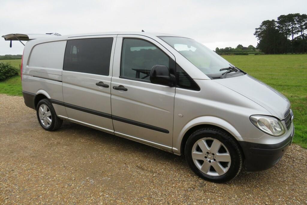 Mercedes-Benz Vito 2.1 111Cdi Dualiner Basic Long Panel Van Lwb Silver #18