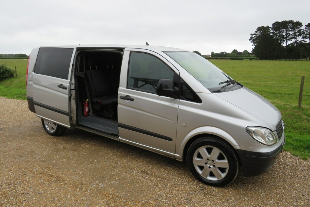 Mercedes-Benz Vito 2.1 111Cdi Dualiner Basic Long Panel Van Lwb Silver #15