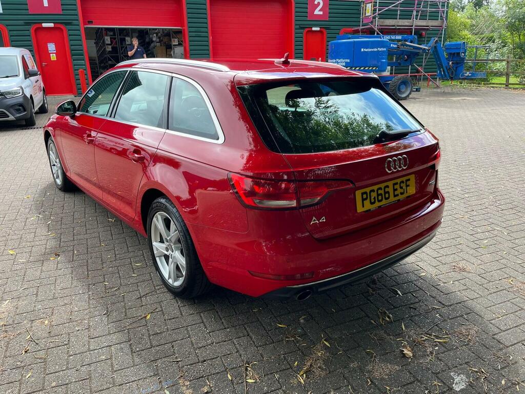 Audi A4 Avant Estate 1.4 Tfsi Sport Euro 6 Ss 201766 PG66ESF Red #4