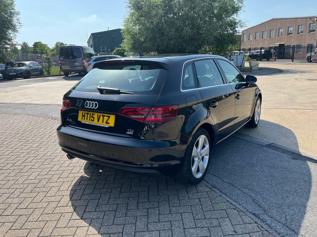 Audi A3 Hatchback 1.6 Tdi Sport Sportback Euro 6 Ss Black #6