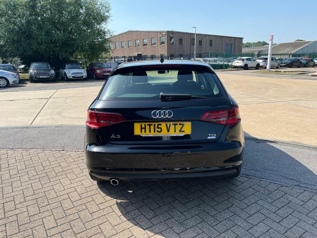 Audi A3 Hatchback 1.6 Tdi Sport Sportback Euro 6 Ss Black #5