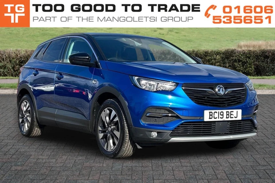 Vauxhall Grandland X 1.2 Turbo Sport Nav Euro 6 Ss Blue