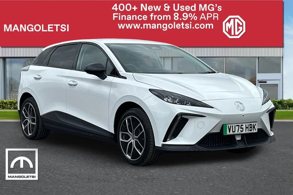 MG MG4 64Kwh Trophy Long Range White