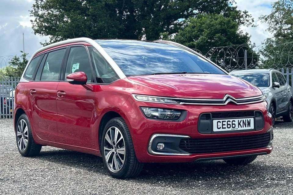 Citroen Grand C4 Picasso 1.6 Bluehdi Feel Euro 6 Ss Red #2