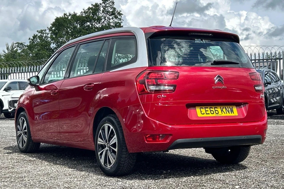 Citroen Grand C4 Picasso 1.6 Bluehdi Feel Euro 6 Ss Red #3