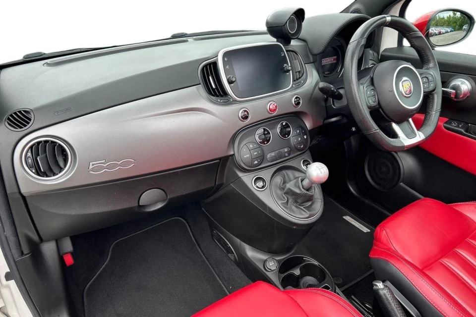 Abarth 595 1.4 T-jet Turismo 70Th Cabrio Euro 6 FJ68KVY White #2