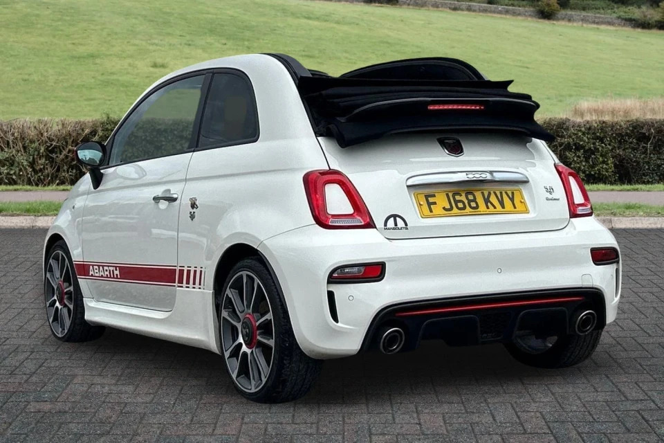 Abarth 595 1.4 T-jet Turismo 70Th Cabrio Euro 6 FJ68KVY White #3