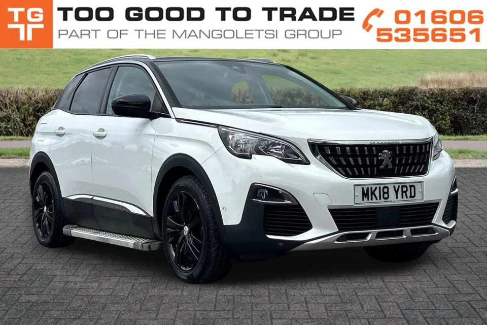 Peugeot 3008 1.6 Bluehdi Allure Eat Euro 6 Ss White #2