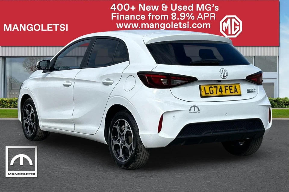 MG MG3 1.5 Hybrid Trophy Euro 6 Ss White #3