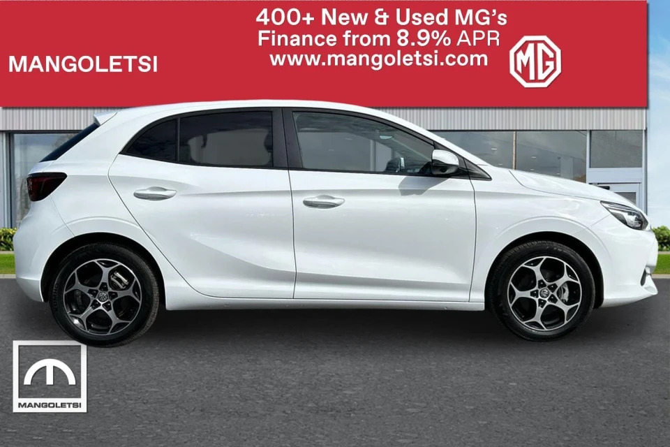 MG MG3 1.5 Hybrid Trophy Euro 6 Ss White #4
