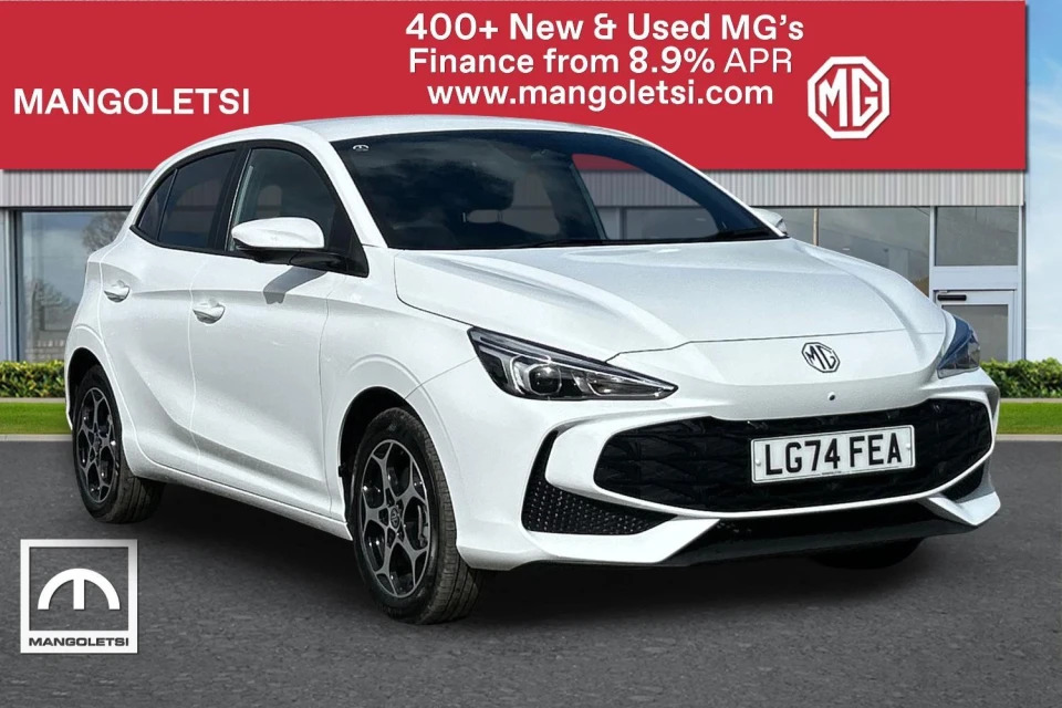 MG MG3 1.5 Hybrid Trophy Euro 6 Ss White