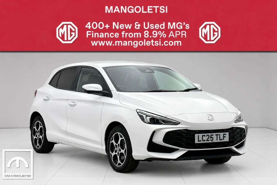 MG MG3 1.5 Hybrid Trophy Euro 6 Ss White