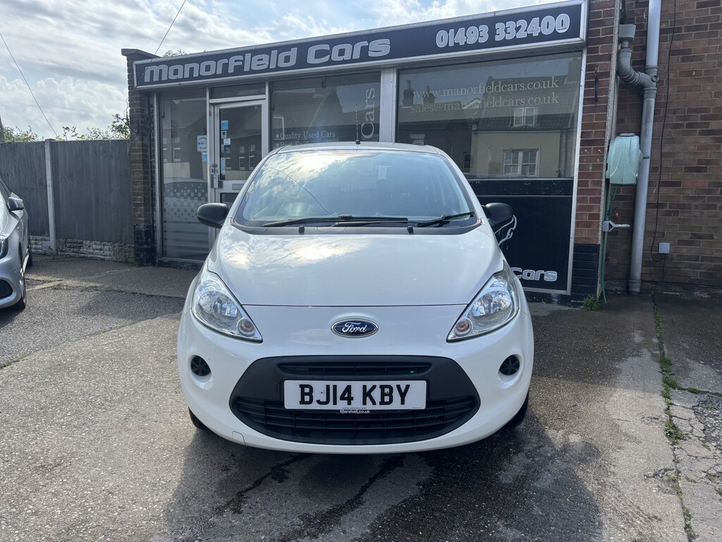 Ford KA Hatchback 1.2 Studio 2014 White #2
