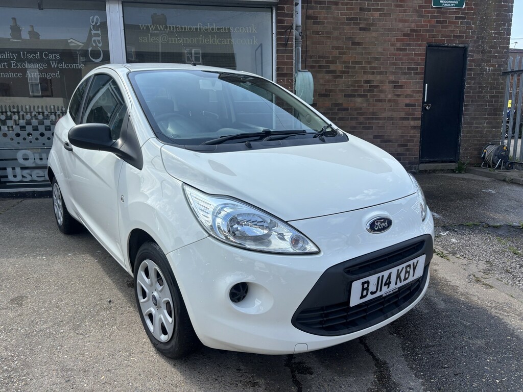 Ford KA Hatchback 1.2 Studio 2014 White #3