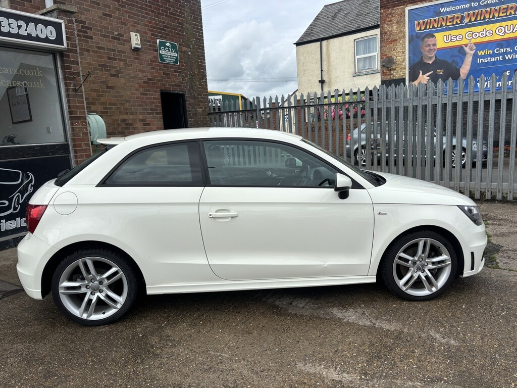 Audi A1 Hatchback 1.4 Tfsi S Line 2014 White #5