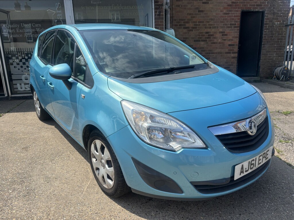 Vauxhall Meriva Mpv 1.4 16V Exclusiv 2012 Blue #3