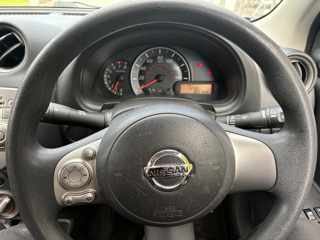 Nissan Micra 1.2 Acenta 79 Bhp White #9