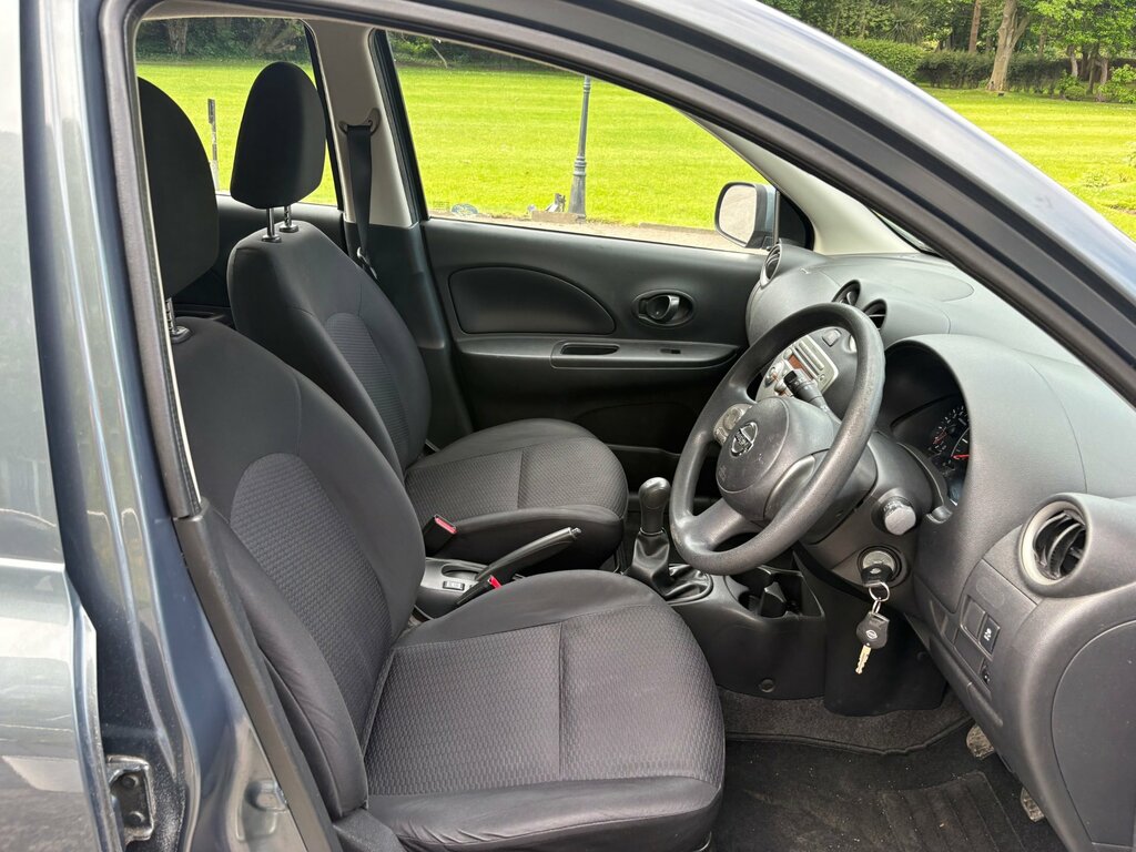 Nissan Micra 1.2 Visia Hatchback Euro 5 80 P Grey #5