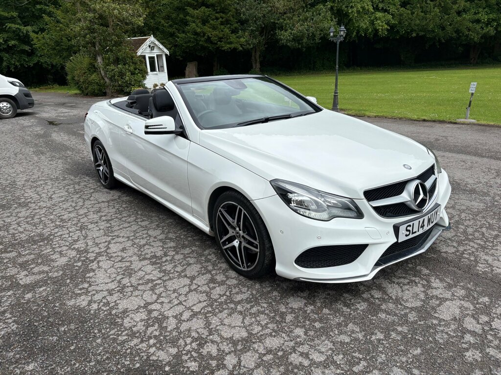 Mercedes-Benz E Class 2.1 E250 Cdi Amg Sport Cabriolet G-tron White #5