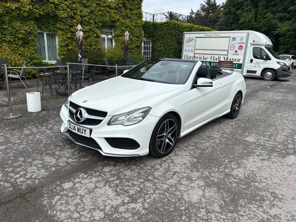 Mercedes-Benz E Class 2.1 E250 Cdi Amg Sport Cabriolet G-tron White