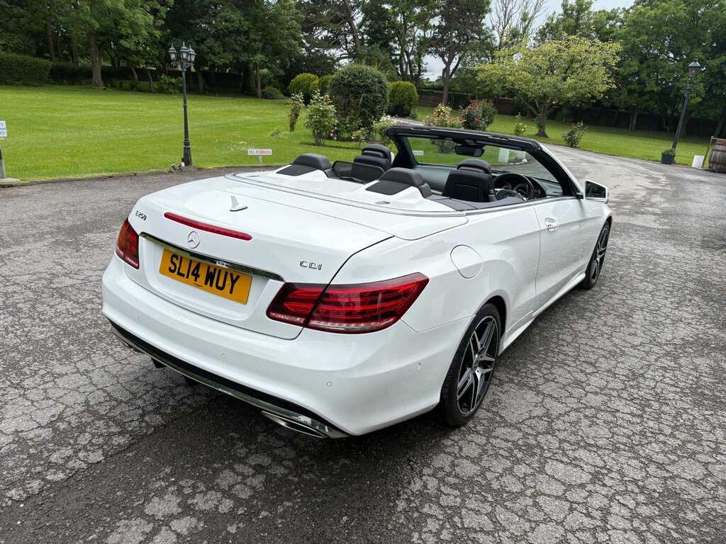 Mercedes-Benz E Class 2.1 E250 Cdi Amg Sport Cabriolet G-tron White #4