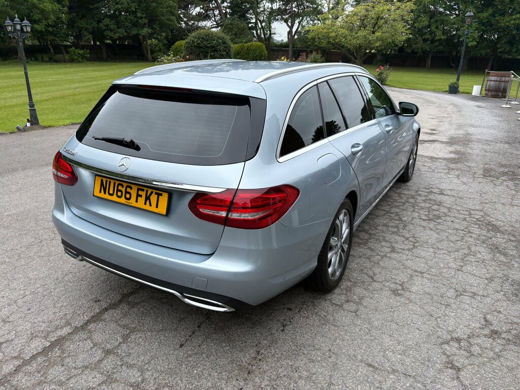 Mercedes-Benz C Class 1.6 C200d Sport Estate G-tronic Euro 6 Silver #4
