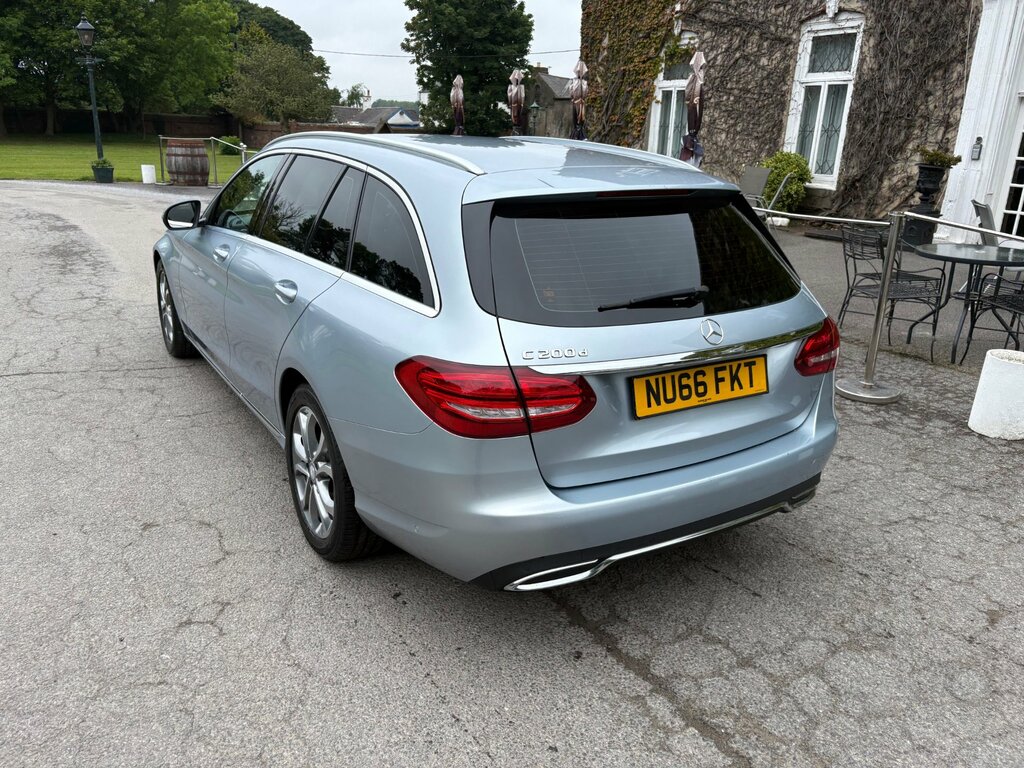 Mercedes-Benz C Class 1.6 C200d Sport Estate G-tronic Euro 6 Silver #3