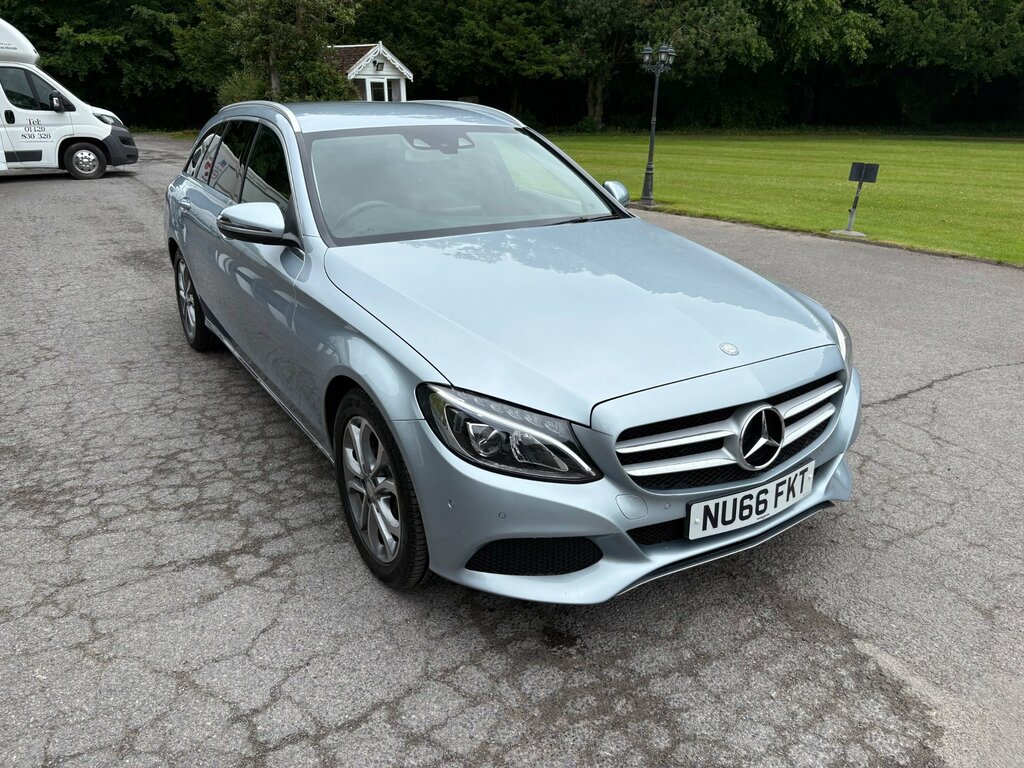 Mercedes-Benz C Class 1.6 C200d Sport Estate G-tronic Euro 6 Silver #5