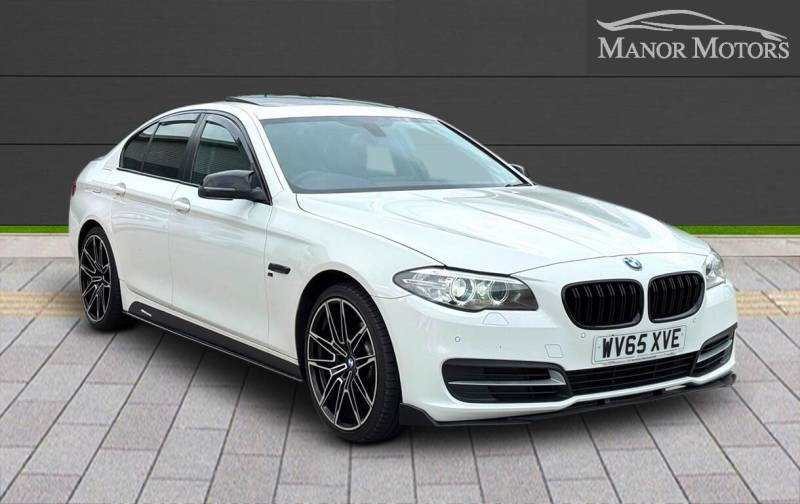 BMW 5 Series 2.0 520D Se Euro 6 Ss - 2015 65 WV65XVE White #3