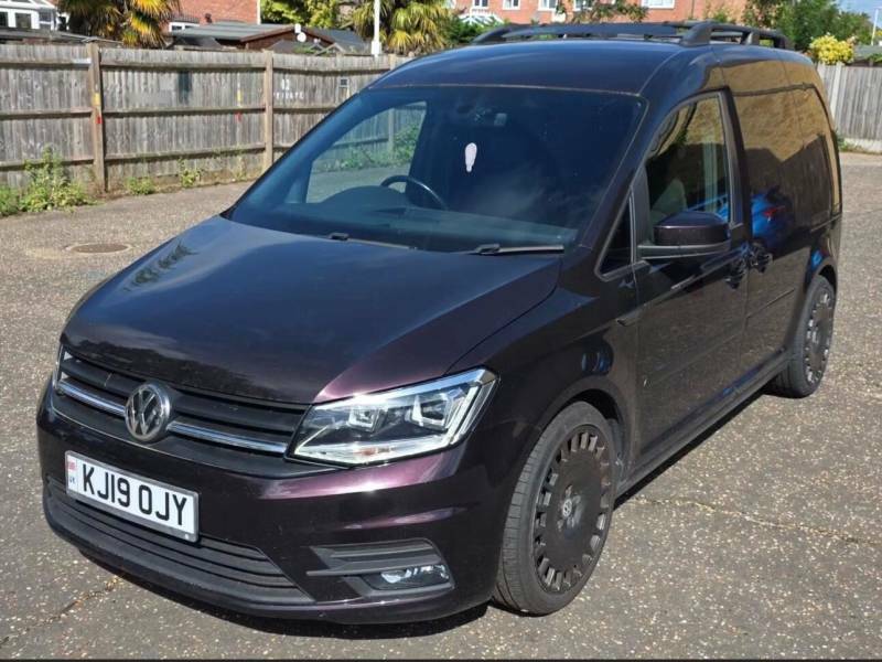 Volkswagen Caddy 2.0 Tdi C20 Bluemotion Tech Highline Dsg Swb Euro Purple #3